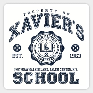Xavier's School Lts Worn Magnet